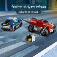 Bloques De Construcción Elite City Series Persecución Policial Herramienta De Bricolaje Para Niños Modelo De Coche De Bloqueo De Montaje Sin Batería Material ABS - details 2