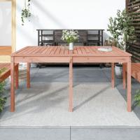vidaXL Mesa de jardín madera maciza 159,5x82,5x76 cm en color Pino marrón miel/Pino blanco/Pino natural y más | estructura resistente ideal para salón dormitorio o estudio - details 3