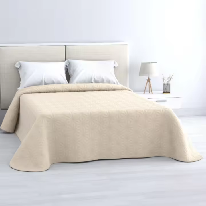 KYTZIAS - Colcha Bouti Estampada para Verano cama de 90, 105, 135 y 150 cm. Colcha de Verano Poliéster. Bouti Reversible liso o estampado. Colcha fina y ligera. Colcha de Estampado Moderno para Entretiempo. No incluye fundas de cojín. - 1