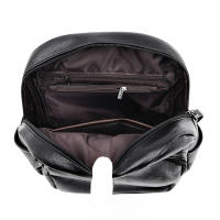 Mochila blanca de cuero para mujer, morral escolar de gran capacidad para viaje - details 19