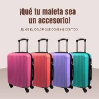 Maleta Avión Equipaje de Mano Viaje Cabina Trolley ABS Rígida 4 Ruedas Maleta de cabina rigida con asa telescopica 55x35x20CM - details 8