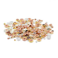 JHNBY Rosa Oro Monedas Planas Redondas Hematita 3/4/6/8mm Piedra Natural Espaciadores Cuentas Sueltas Para Hacer Joyas Pulseras DIY - details 4