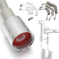 Caño De Baño Flexible De 1.5/2/3 Metros Antidesatornillado Para Teléfono Línea De Agua Conecta Tubo Sprayer De Ducha Bidé Instalación Sencilla Plomería - details 1