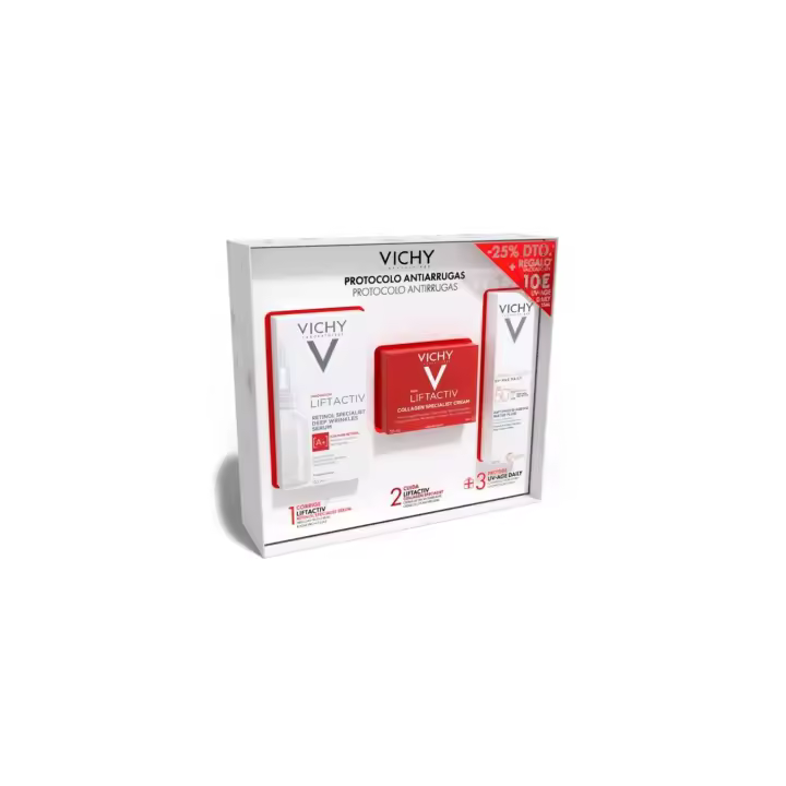 Pack Vichy Protocolo antiarrugas Serum Liftactive + Crema + Capital soleil - 1