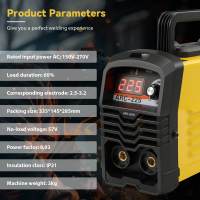 Soldadora MMA Profesional 220V 225A 3500W con Transformador de Cobre Puro - Inversor DC Doble Voltaje para Taller, Industrial y Reparaciones (Herramienta de Soldadura Portátil/Nuevo Modelo) - details 5