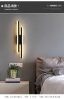 Lámpara De Pared LED Para Dormitorio Estilo Moderno Acero Cuádruple Con Sombrilla De Acrílico Iluminación Interior Para Sala De Estar Pasillo - details 3