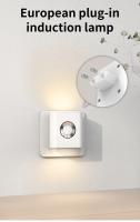 Luz Nocturna LED Inalámbrica Con Sensor De Movimiento EU Enchufe En Lámparas De Pared Para Dormitorio Escaleras Toilette Corredor Decoración Iluminación - details 8
