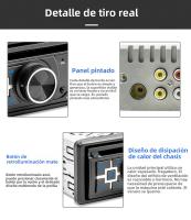 BQCC 1 Din Car DVD Player Con BT USB FM Radio AUX TF Play Protección De Potencia Ajuste De Sonido EQ Control Remoto Estéreo De Coche - details 9