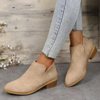 SP Zapatos de mujer de talla Grande otoño 2012 Botas de ante para Mujer Botas Chelsea Martin para Mujer Botas Cortas y Botas desnudas de estilo Británico, - details 6