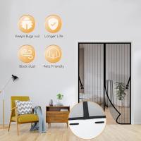 Magnetic Screen DoorsMagnetic Door Curtains Fly Screen Anti Mosquito Mesh Curtain with Powerful Magnets and Full Frame Magic Tape Up to 90 cm x 210 cm - details 1