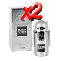 2 UNIDADES Dark Spirit Eau de Toilette para hombre 100ml Montage Brands Fragancia inspirada en otros perfumes Pour Homme Colonia - details 0
