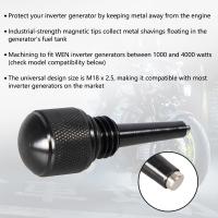 Dipstick Magnético De Aceite Para Generadores Inversores Aluminio M18*2.5 Plata/Black Compatible Con WEN 56125i 56200i Yamaha EF2000iS EF1000iS - details 3