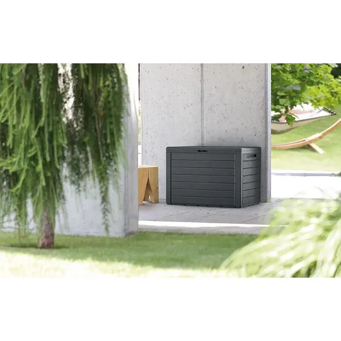 KG KITGARDEN - Arcón Multiusos de Exterior, Capacidad 140L, 55x59x46cm, Gris Antracita - MULTISTORAGEBOX - 1