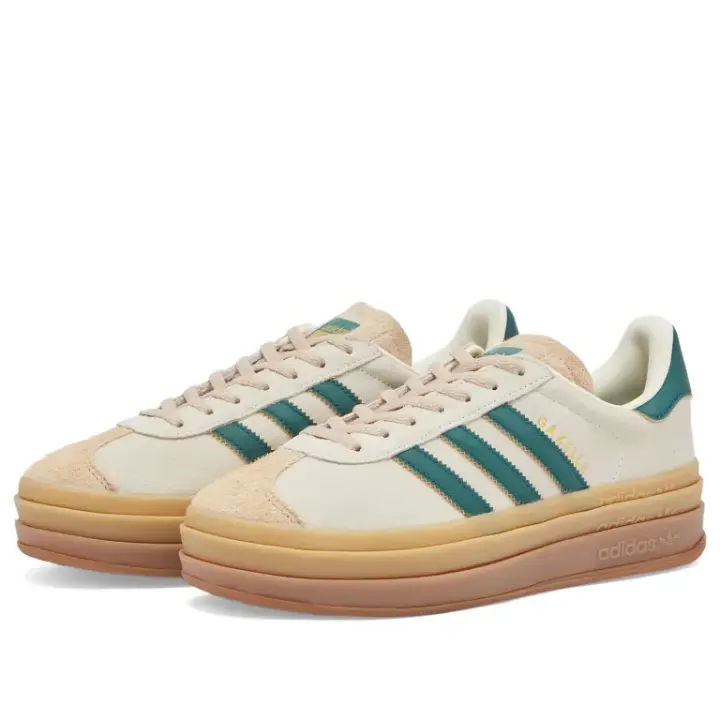 Adidas Gazelle Bold ID7056 Cream White / Collegiate Green / Magic Beige ID7056 - 1