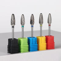 1pc Bit De Uñas De Acero Tungsteno Para Remover Polvo Y Cortar Tiras De Uñas Herramienta De Manicura Con Cabeza De Grind Head - details 16