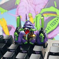 Eva Keycap Century Neon Genesis Evangelion Key Cap Para Máquina Decoración De Navidad Regalo Para Adultos Juego De Teclado Anime - details 7