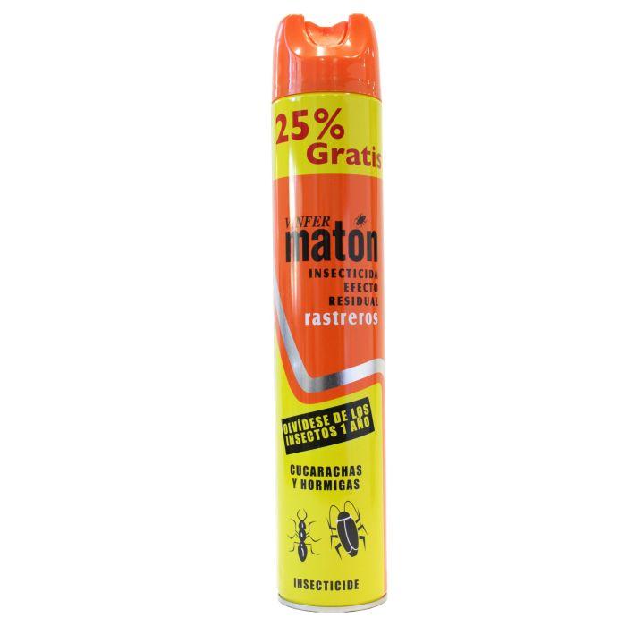 Insecticida Maton Vinfer - Insecticida Spray Efecto Residual Cucarachas y Hormigas 600 ml - Especial Rastreros