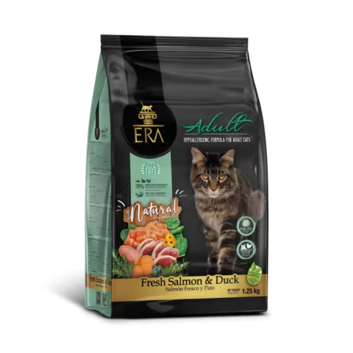 ERA Grain Free Salmón y Pato Pienso para Gatos Adultos - 1