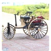 Modelo De Coche Clásico Vintage 1886 No.1 En Aleación Escala 1:12 Juguete De Triciclo Para Niños Regalo Colección F499 - details 7