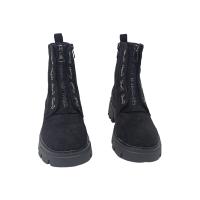 Eva Zorteon- Botín de antelina para  Mujer,  Estilo Militar . Marca TULIPANO . - details 4