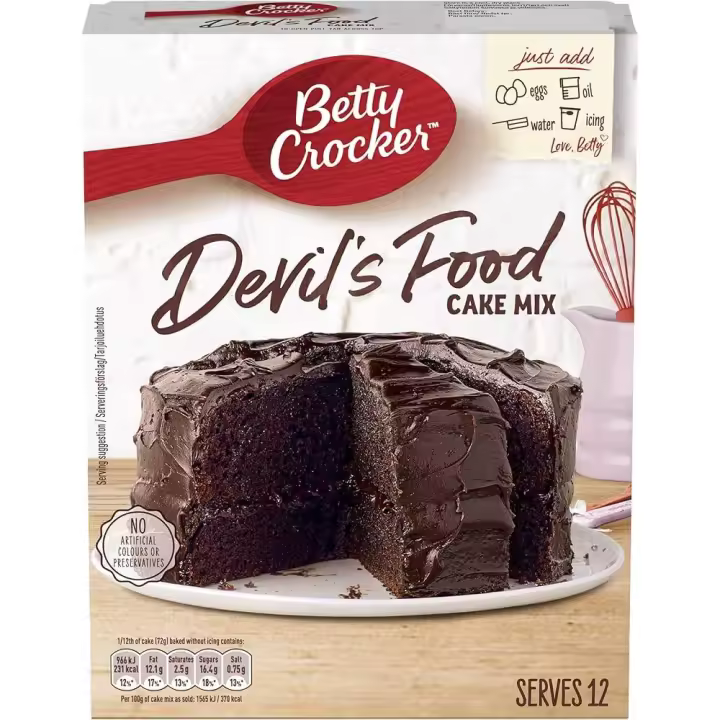 Betty Crocker Devill´s Food Cakew Mix 425 g - 1