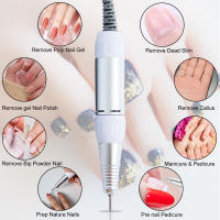 Máquina De Uñas Eléctrica LNWPYH 35000rpm Con 5 Pinos Mano De Obra Pedicura Herramienta De Belleza Accesorio De Reemplazo Para Manicura - details 3