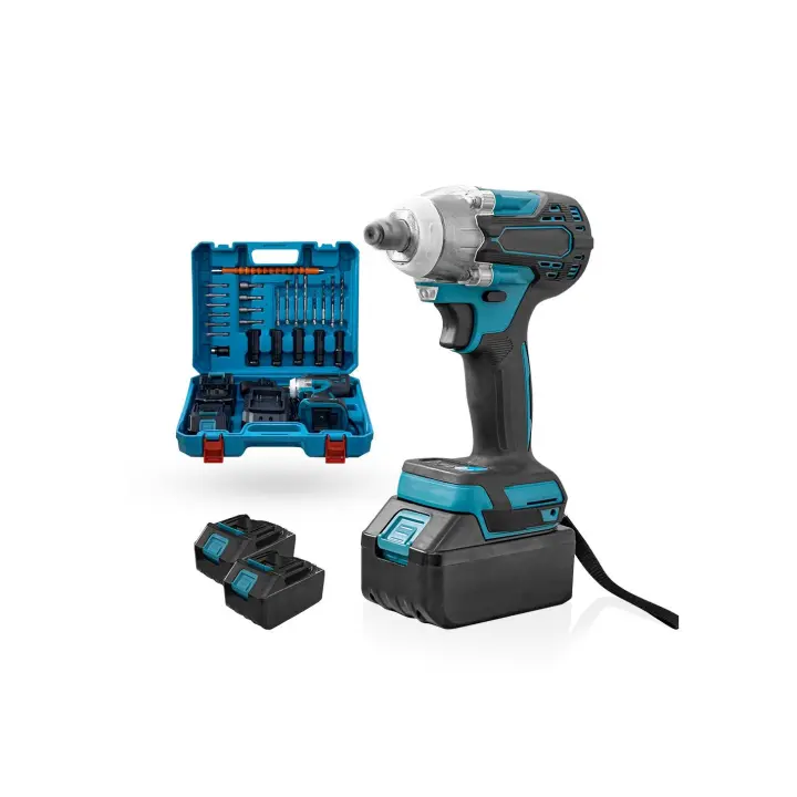 Mediawave tienda doble taladro tornillo taladro 48V recargable herramientas incluidas - 1