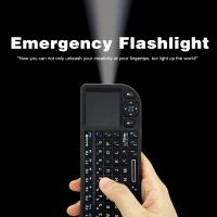 Teclado Inalámbrico 2.4G Con Palanca De Toque Y Linterna De 7 Colores Para PC Y Smart TV Box Portátil Y Compatible Con Desktop Y Laptop - details 0