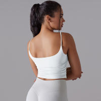 Top De Yoga Para Mujer Fitness Deportivo Push up Cómodo Reversible Brocado Top De Deporte Crop Top Para Gimnasio Y Running - details 2