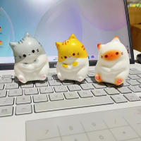 Nueva Juguete De Alivio Del Estrés Para Gatos Bola De Antiestrés SLOW RISING De Dibujos Animados Adorno De Mesa Fabricado En Tela Origen China - details 16