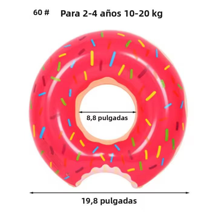 SP Anillo De Natación Inflable Para Niños Y Adultos Tube Gruesto Para Piscina Parque Acuático Flotador De Agua - 1