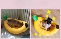 Nido De Perro Y Gato Suave Y Cálido En Forma De Plátano Para Temporada Universal Almohadilla Fría Para Mascotas Suministros De Casa Para Animales De Compañía - details 9