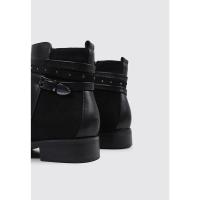 Limma SHAN Botines Planos Mujer Negro - details 2