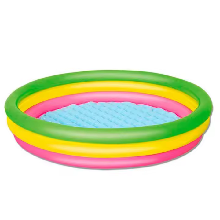 Piscina hinchable infantil 211L +2A tricolor Ø152x30 cm - 1