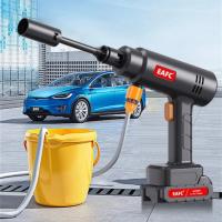 Pistola de agua inalámbrica de alta presión para lavado de autos, 500 W, 60 bar, generador de espuma, limpiador portátil, lavadora de autos - details 0