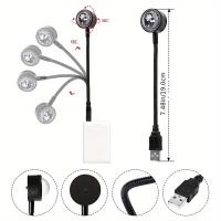 Lámpara LED Estelar Para Coche Y Habitaciones Proyector De Galaxia Con USB Iluminación Decorativa Para Techo Y Pared - details 0