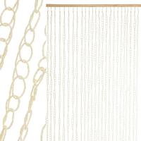 Casaselección Cortina de Tiras Decorativa Natural 90 X 200 Cm - details 3