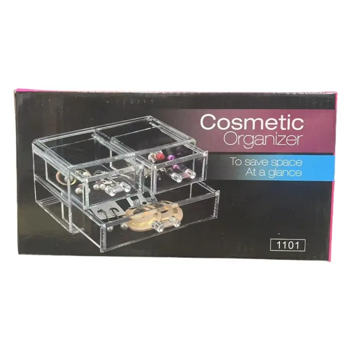 🔥 Organizador Modular Transparente con Espejo ✨ - Caja Multiusos para Cosméticos, Joyas y Oficina (Acrílico PS, Cajones Apilables) - ¡Envío Express desde Madrid! - 1