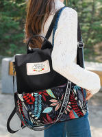 Mochila De Oxford Para Mujer De Alta Calidad Antirrobo Gran Capacidad Para Viajes Y Escuela Mochila De Cuero Sintético Con Cierre De Cremallera - details 6