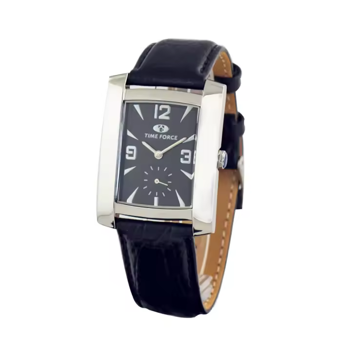 TIME FORCE Reloj Analógico para Unisex Adultos de Cuarzo con Correa en Cuero TF2341B-02 - 1