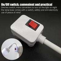 Soporte De Bombilla Giratoria E27 Con Interruptor Enchufe EU Para Lámpara LED Base De Mesa Soporte De Bombilla Directo Plug-in - details 4