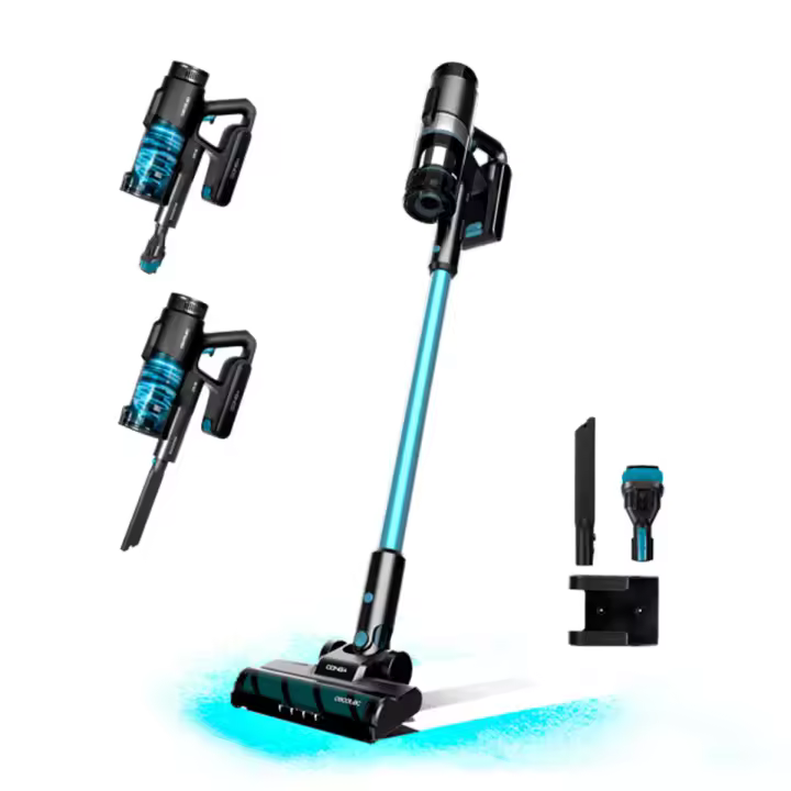 Aspirador vertical Cecotec Conga Rockstar 1500 Ray Jalisco 215W 12kPa negro - 1