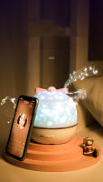 Proyector De Estrellas Luz Nocturna Rotatoria Lámpara Del Cielo Luna Galaxia Decoración Para Dormitorio Hogar Regalo Para Niños Luz De Navidad - details 3