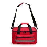 Kit Médico De Viaje Familiar Y Automóvil Conveniente Kit De Primeros Auxilios Resistente Al Agua De Náilon Con Compartimentos Reemplazables Y Rayas Reflectantes Para Seguridad Nocturna - details 0