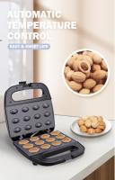Molde De Nueces Waffle Skillet Horno Para Galletas Y Caramelo Con 12 Huecos Placa De Tostador Intercambiable Para Pastelería - details 2