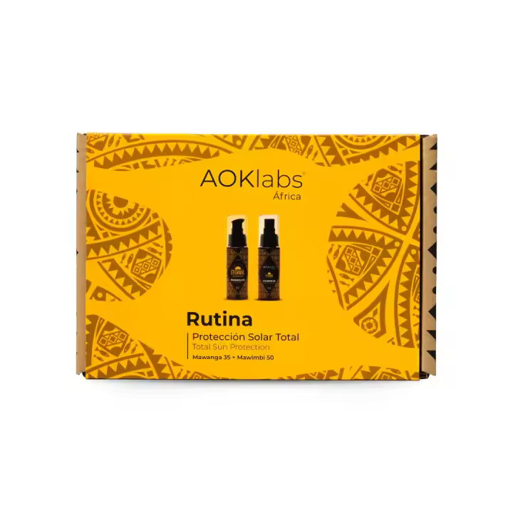 AOKLABS - Pack Protección Solar Total Oscuro: Mawanga CC Creeam 35 spf + Mawimbi Protector Solar 50 spf - 1
