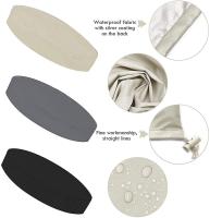 Impermeable resistente a la intemperie spa redondo jacuzzi protector Tapas con elástico para bañera al aire libre - details 1