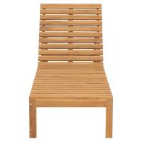 vidaXL Tumbonas madera maciza de teca Cantidad 1 o 2 Sillas de Exterior Ideal para jardín, playa, piscina, terraza Tumbona Piscina Tumbonas Playa Tumbonas Jardín Exterior - details 1