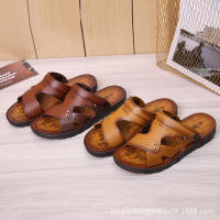 Sandalias De Playa Para Hombre Verano Antideslizantes Transpirables Y Cómodas Zapatillas De Agua Casual Con Cierre SLIP-ON Material Superior Sintético Suela De Goma - details 1