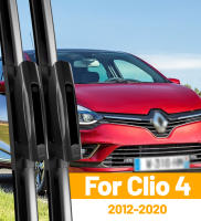 Limpiaparabrisas Delantero Para Renault Clio 4 IV 2012-2020 RS Hatchback Estanco Láminas De Limpieza De Ventanas Negro Material De Goma Natural Tolerancia De Temperatura +158℉ a -40℉ - details 0